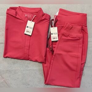 FIGS scrubs set in color Quartz